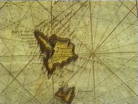 Navigations-Sternpunkt Teneriffa